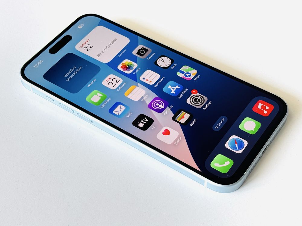 НОВ! Iphone 15 Plus 128GB Blue 100% Батерия! Гаранция