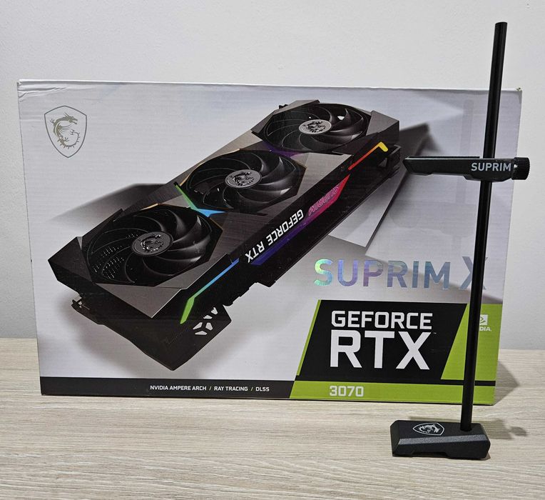 cutie + picior stand msi suprim x rtx 3070