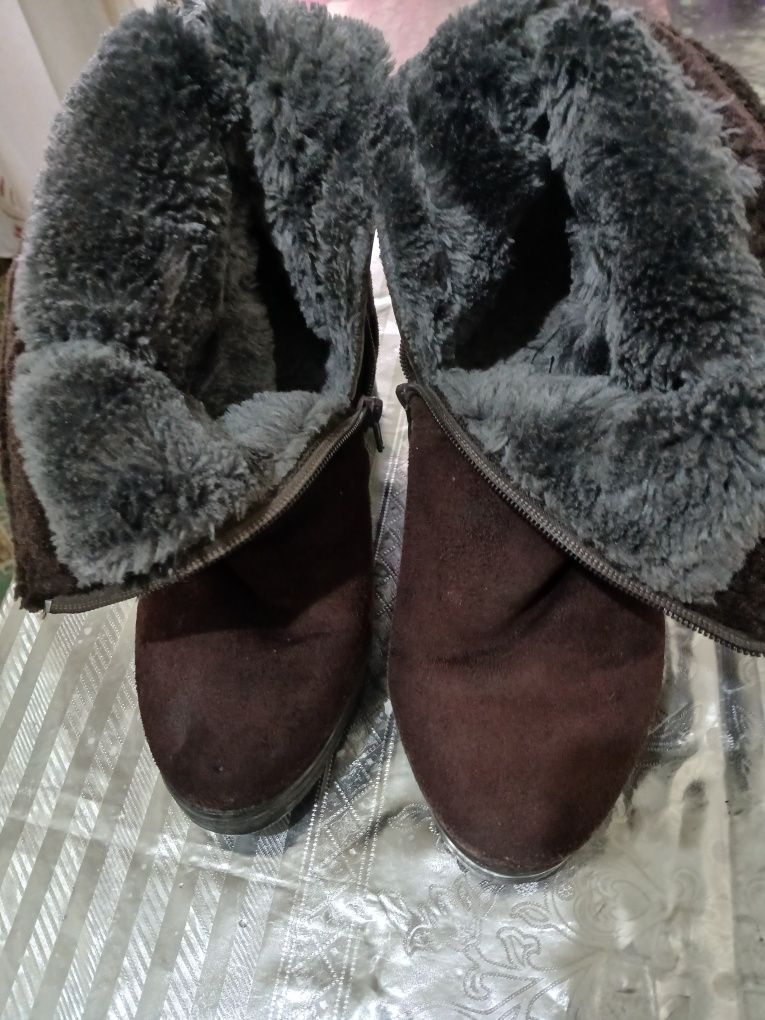 Сапоги зимние,тёплые