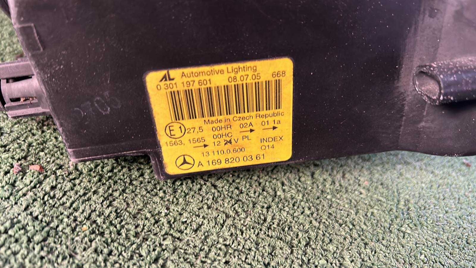 Фар ляв  MERCEDES A KLASSA W169 model 2004-2008 #607S