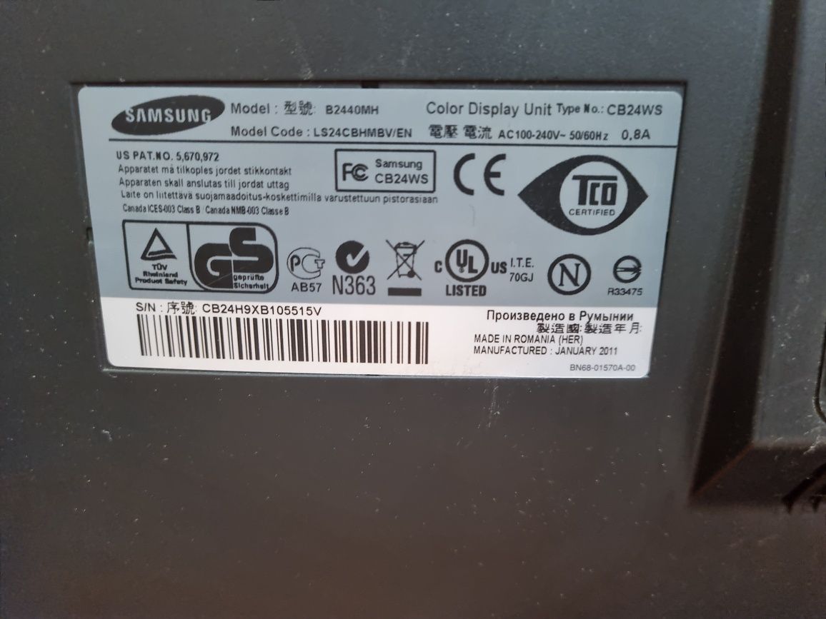 Monitor Samsung 24"