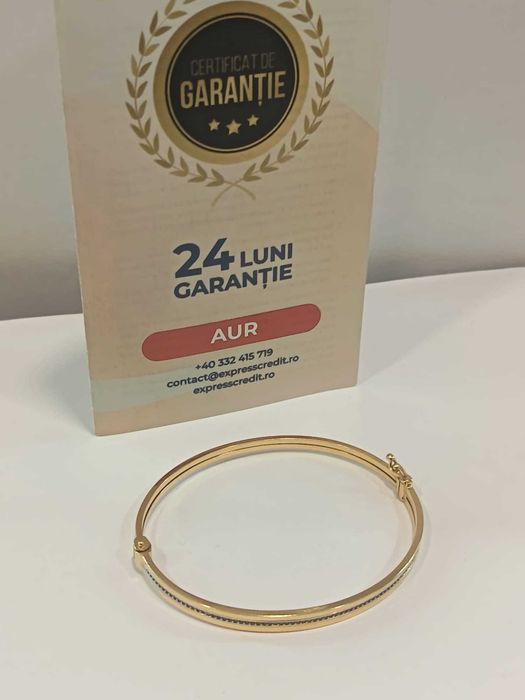(AG41) Bratara aur, 14K b5667.2 Certifocat de garantie