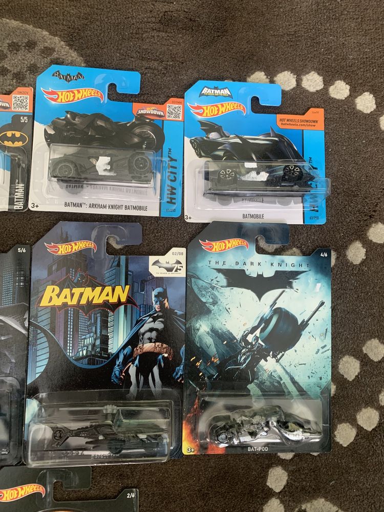 Hot wheels Batman 2013-2016 колекция