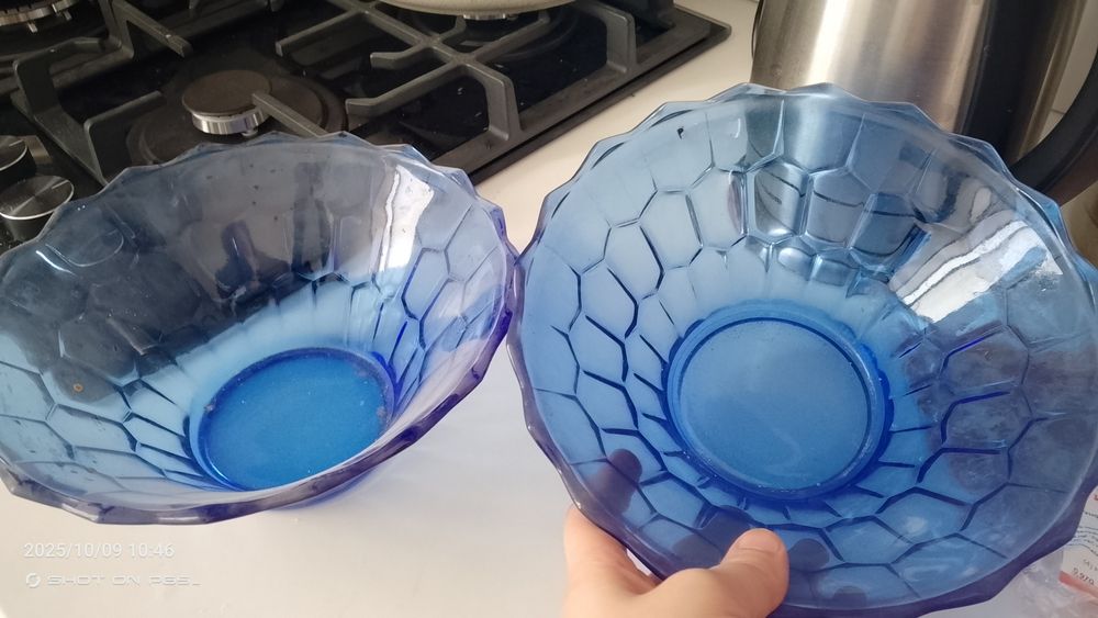 хрустальный ваза  салат солиш  учун