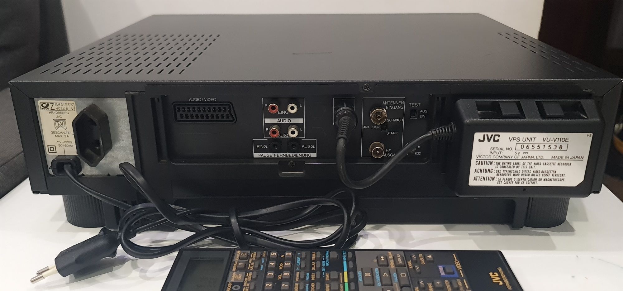 JVC HR-D950EG videorecorder VHS vârf de gamă în stare perfectă