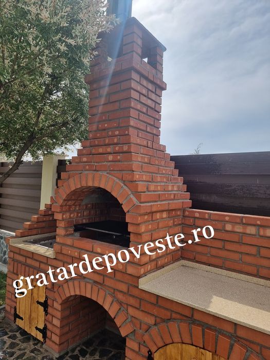 Gratar zidit din cărămidă