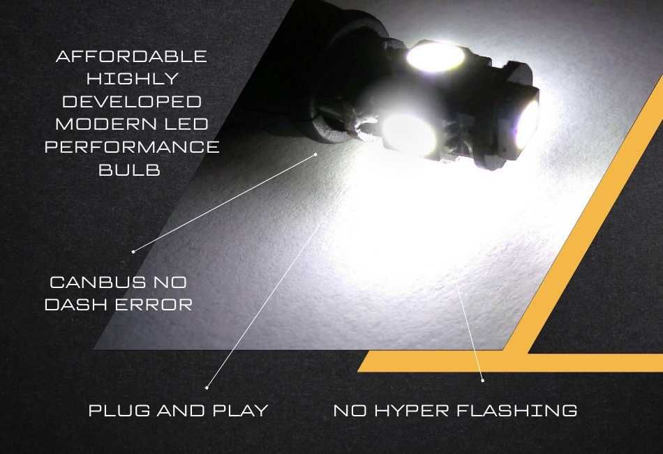 Bec LED SMD SuperBright BMW 5 ser. E60 & E61 : T10 510 5W5 CanBus OK