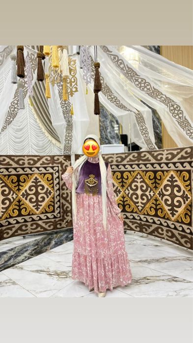 Вечернее платье и жилет ручная работа