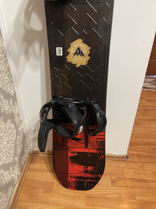 Placa snowboard 155 cm burton radius cu legaturi burton
