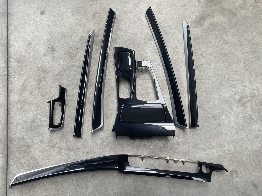 Ornamente trimuri interioare black piano - negru lucios BMW F10 F11