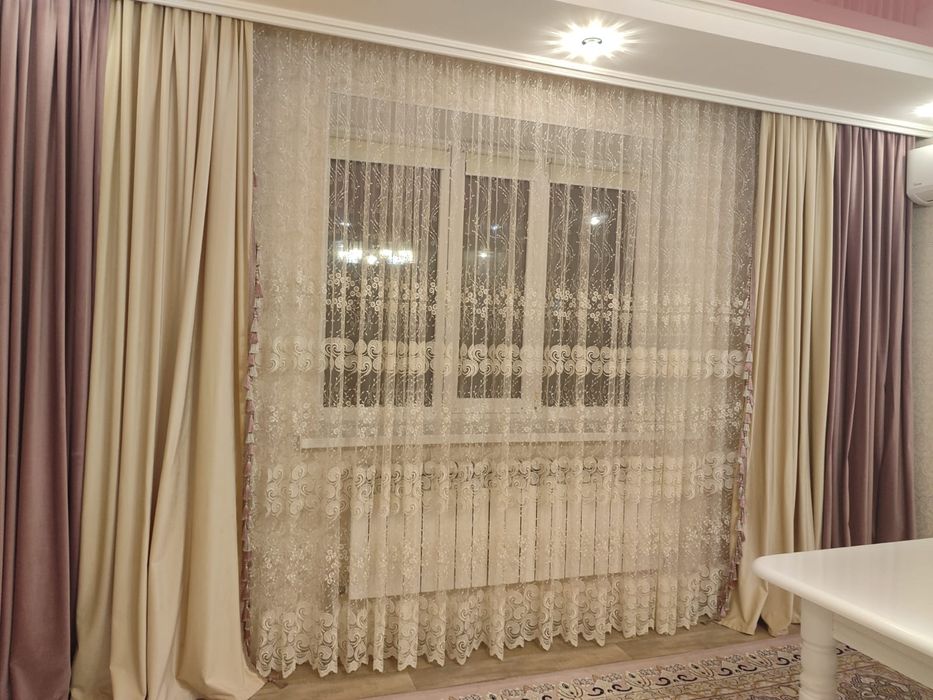 Продам комплект шторы и тюль