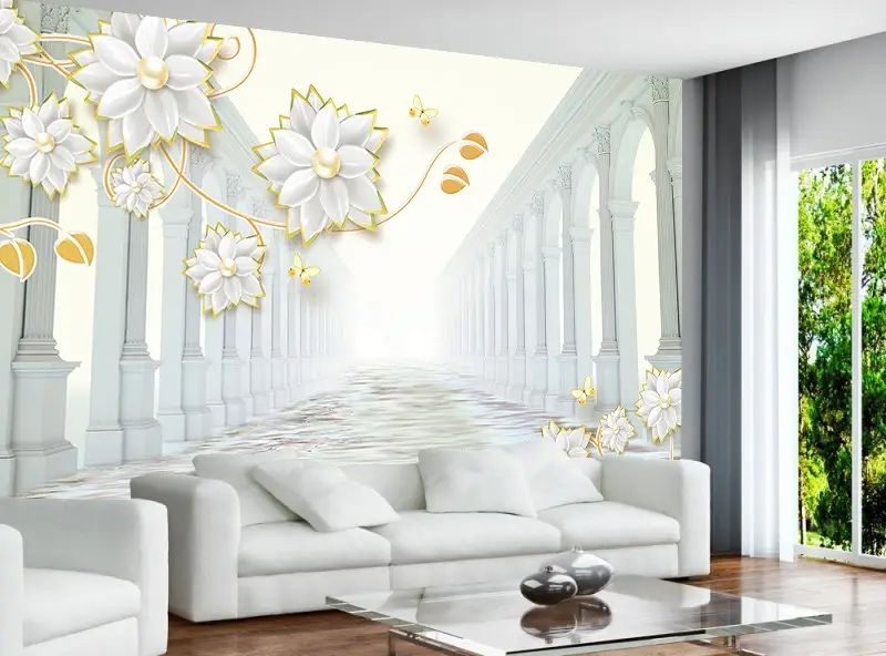 Распечатка фото обоев. Флизелин