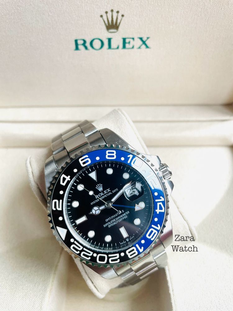 Rolex GMT-MASTER BATMAN 42mm Automatic + Garantie