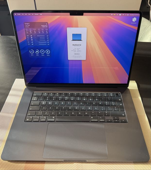 MacBook Air 15” M3 – Midnight – 16 GB RAM / 512 GB SSD – CA NOU