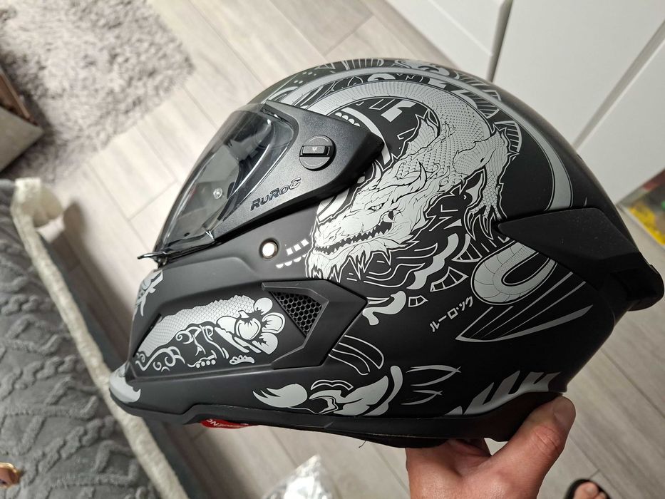 Casca moto atv Ruroc Ronin Carbon