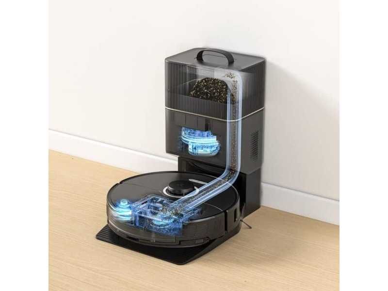 Робот Прахосмукачка с Моп Roborock S7+, 2500 Pa, Черен