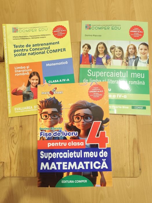 Culegeri caiete auxiliare Comper clasa a 4 a