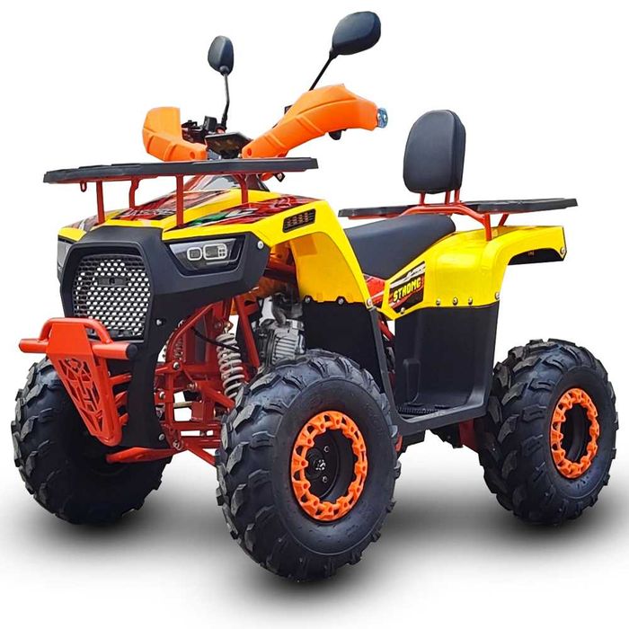 Atv NCX Angry Strong 8" 125cc 4t benzina portocaliu/galben automata