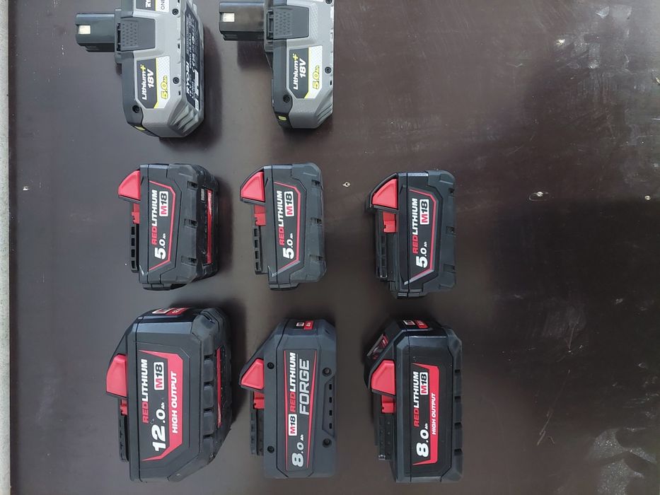 Set acumulatori Milwaukee/Ryobi