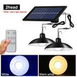 Lampa solara tip felinar cu fir de 3m =telecomanda. Nou ambalata!
