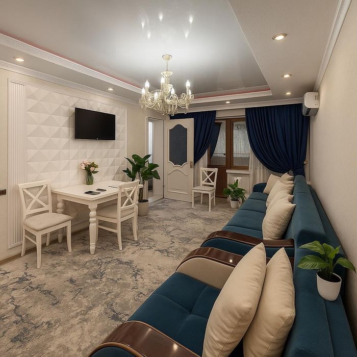 3х ком , 2 спальни Джангельдина 1