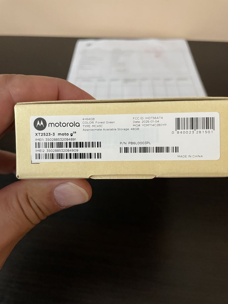 Motorola moto g05 Гаранция