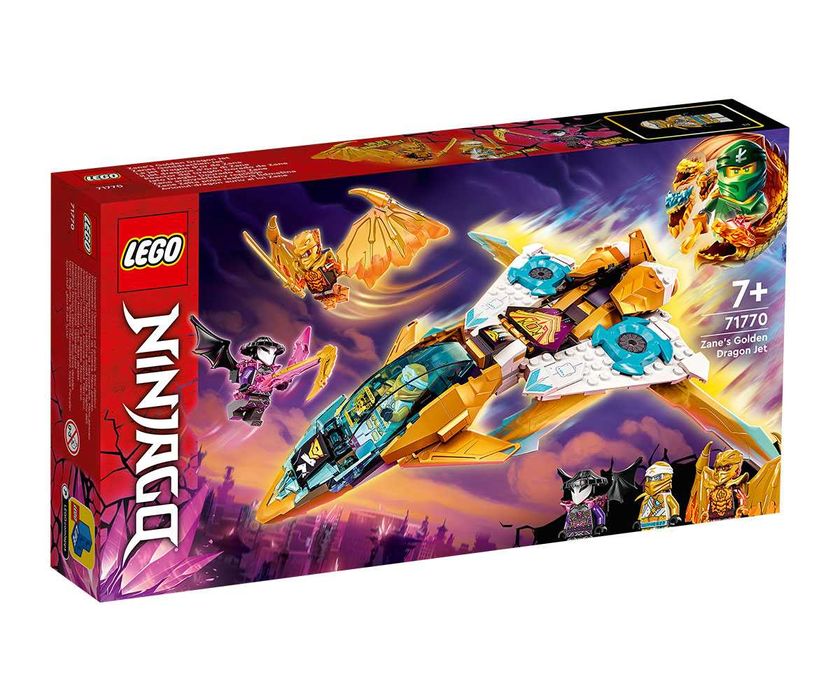 LEGO  NINJAGO 71770 - Златният драконов самолет на Zane
