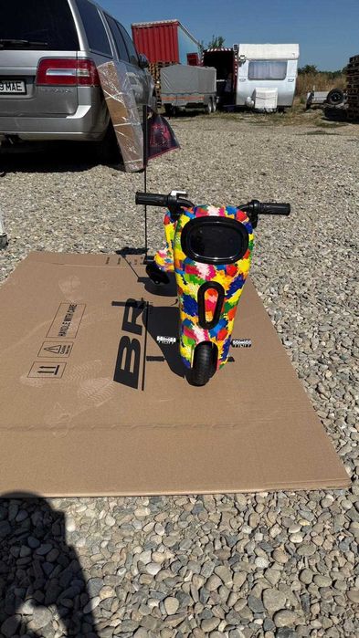 Tricicleta DRIFTURI electrică 360° pentru copii, Baterie 36V