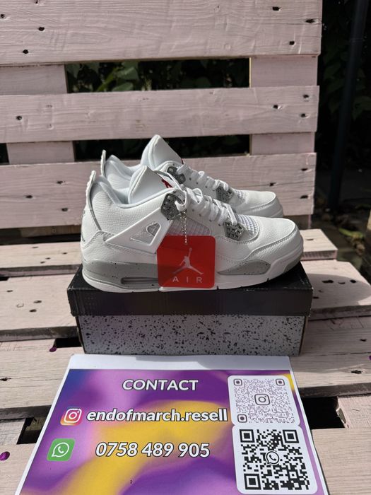 Jordan 4 White Oreo (Marimi: 42,45)