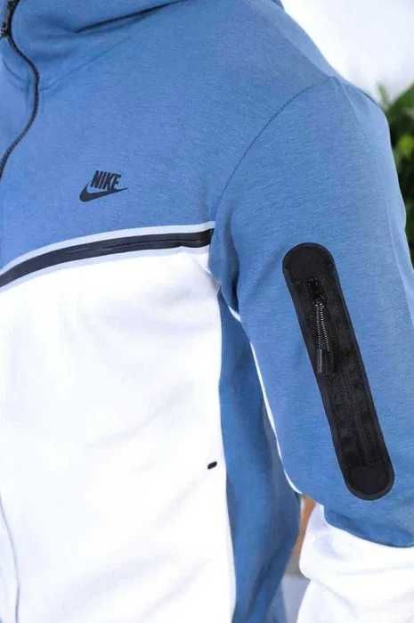Trening Nike TECH Fleece Baby Blue / Bumbac 100% / Set complet