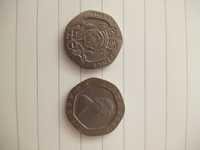 Monede 20 pence Regina Elisabeta a II -a 1982