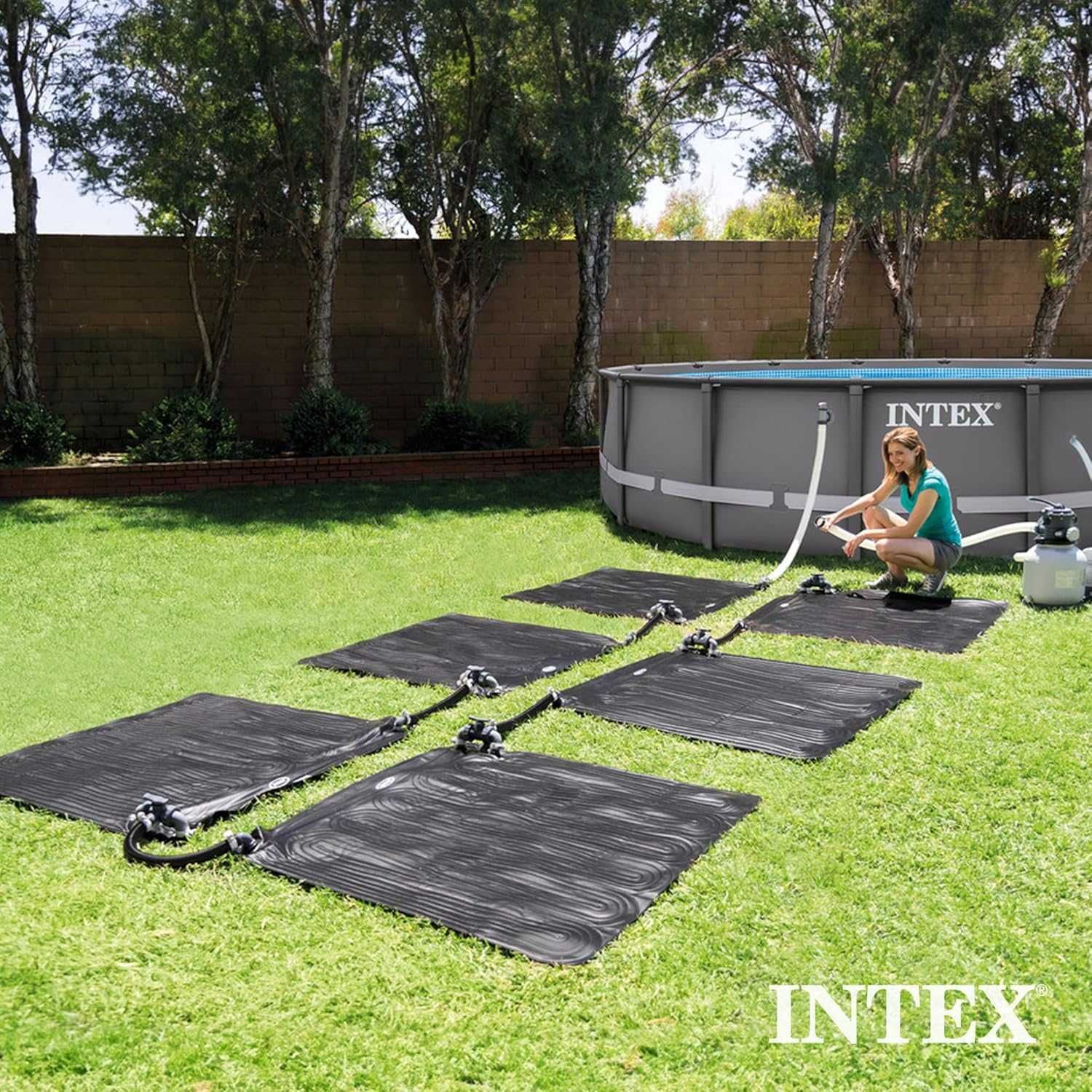 Intex Соларна нагревателна подложка за надземен басейн
