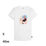 Puma дамска тениска с щампа “Girl & Cat”