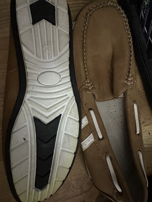 Mocasini de piele nr 44 de barbati