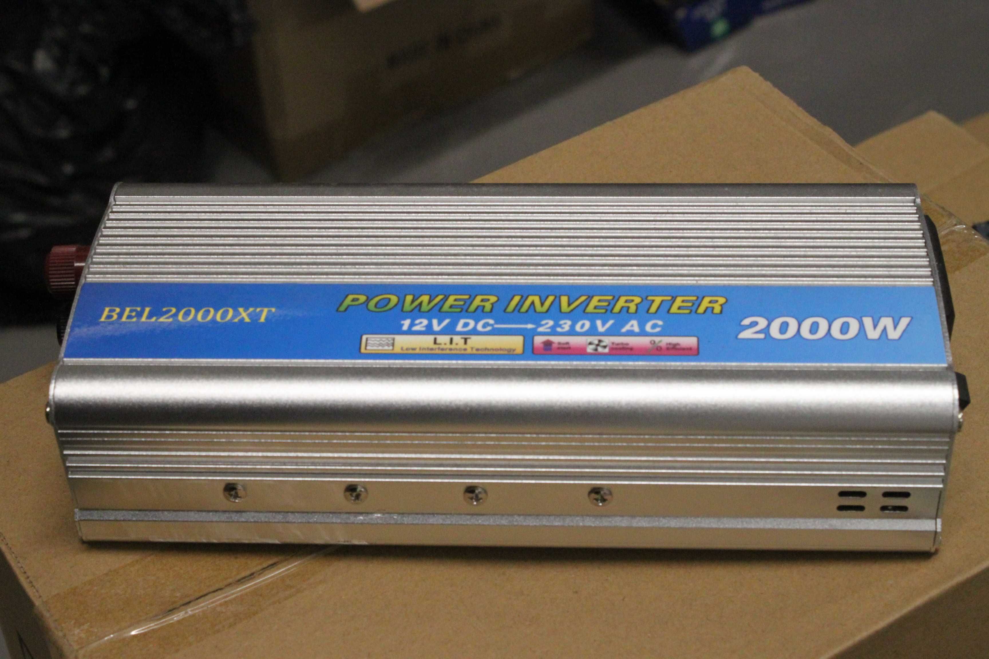 Invertor auto 2000W 12V – 230V AC 220V