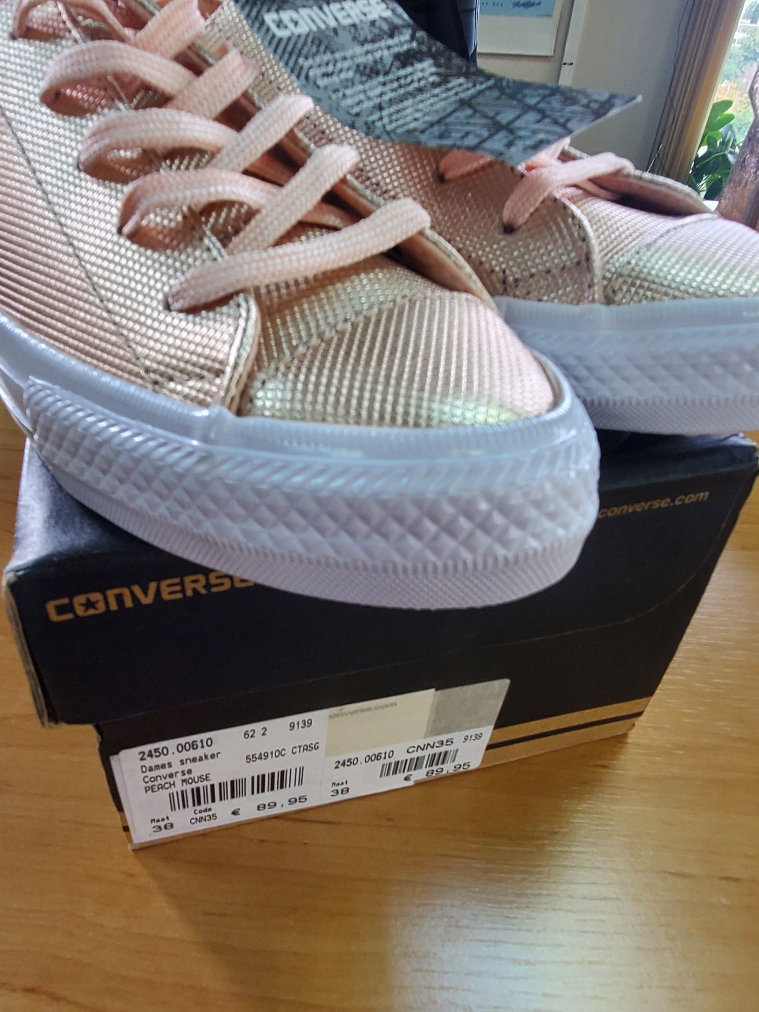 Converse - дамски кецове rose gold