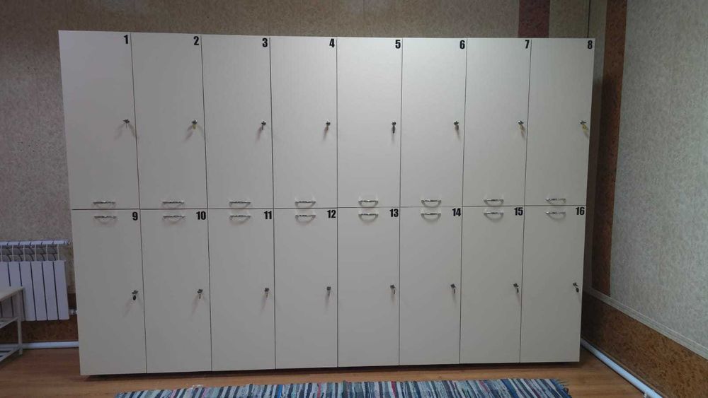 Продам шкафы в раздевалку. ДСП.