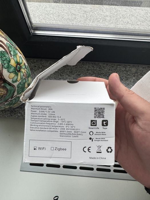 Cap termostatic inteligent Zigbee / Wifi - compatibil Tuya smartlife