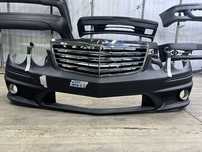 Мерседес w211 W220 AMG 63,55 бампер, порог,губа,спойлер, диффузор,е55