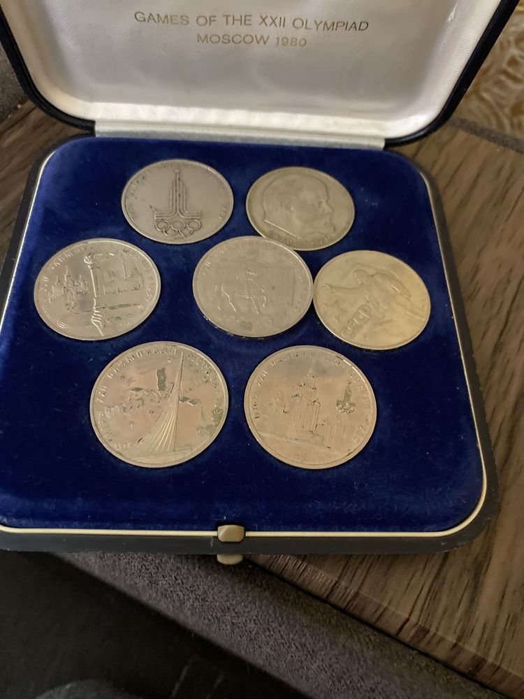 Колекционные монеты , 1980 игры олимпиады