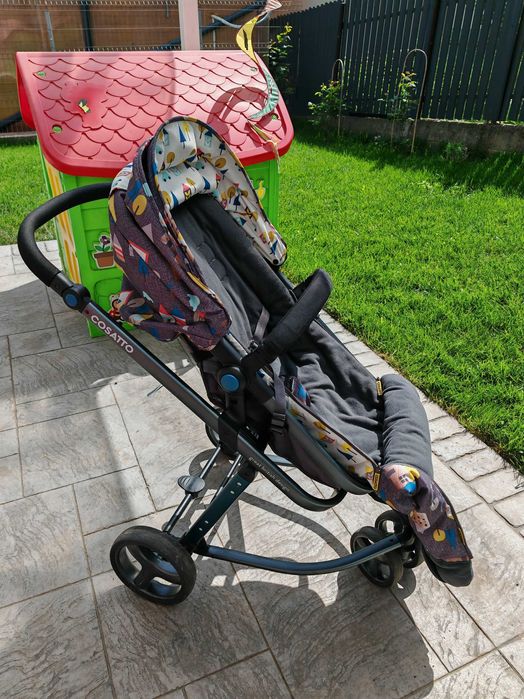 Sistem Cosatto 3 în 1 cu bază ISOFIX - Cărucior + Landou + Scoică