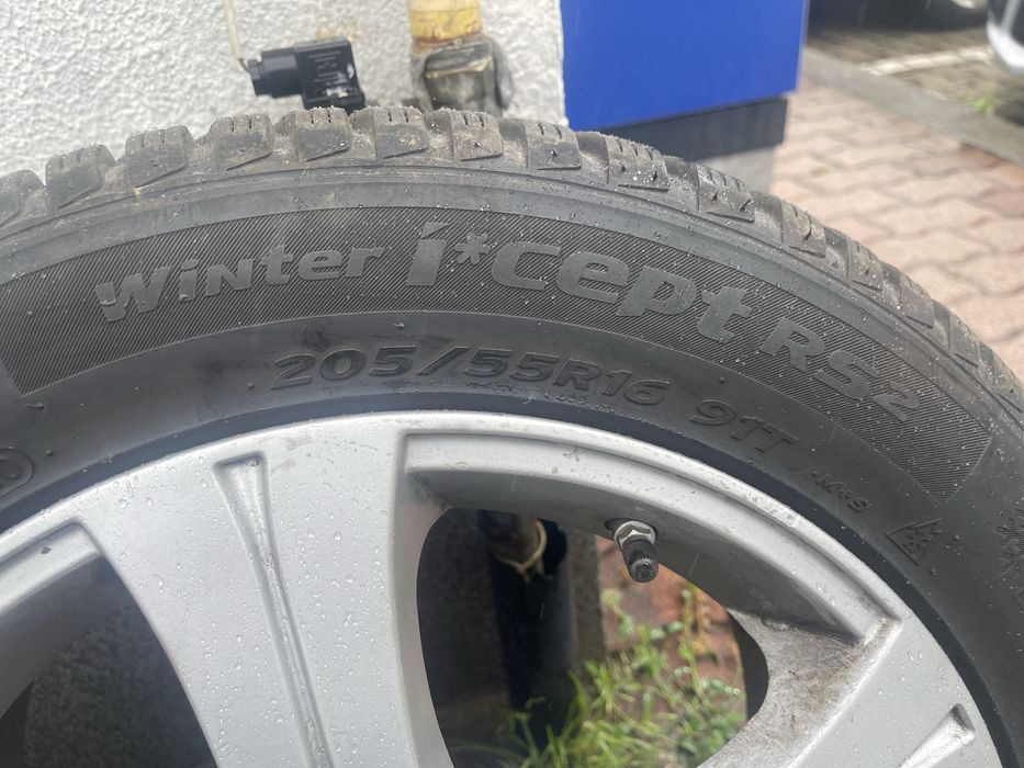 Jante + cauciucuri iarna Hankook folosite un sezon