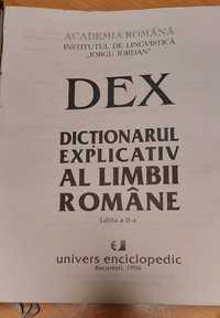 DEX  Dictionar Explicativ al limbii  romane - 1996