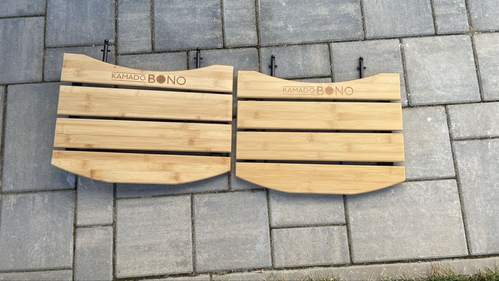 Mese din lemn de bambus pentru gratar Kamado Bono 25”