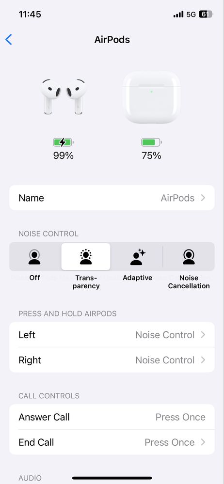 Apple AirPods 4 generation (ANC)