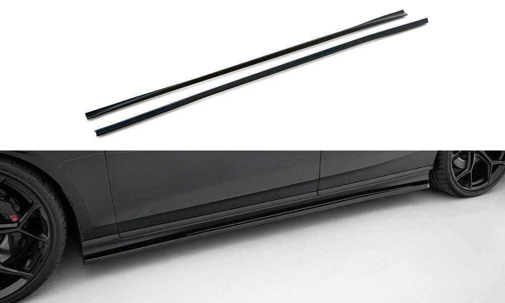 Pachet Prelungiri Audi A8 D5 S-Line Maxton Design negru lucios