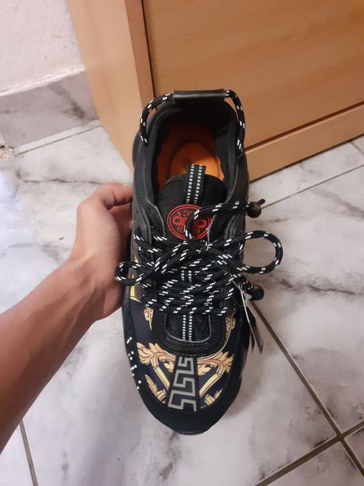 Versace chain reaction meduza print