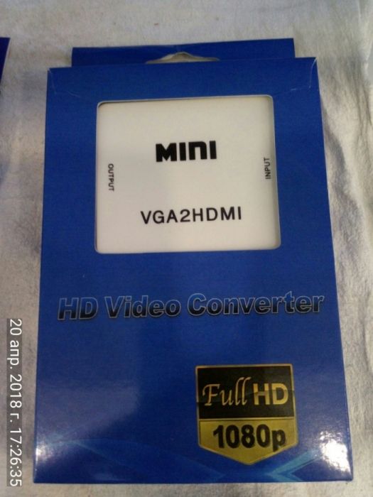 Доставка ! По Узбекистану Переходник/ конвертер HDMI>AV с питанием 5 v