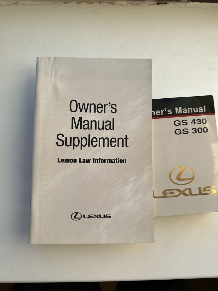 Сервисная книга Lexus GS