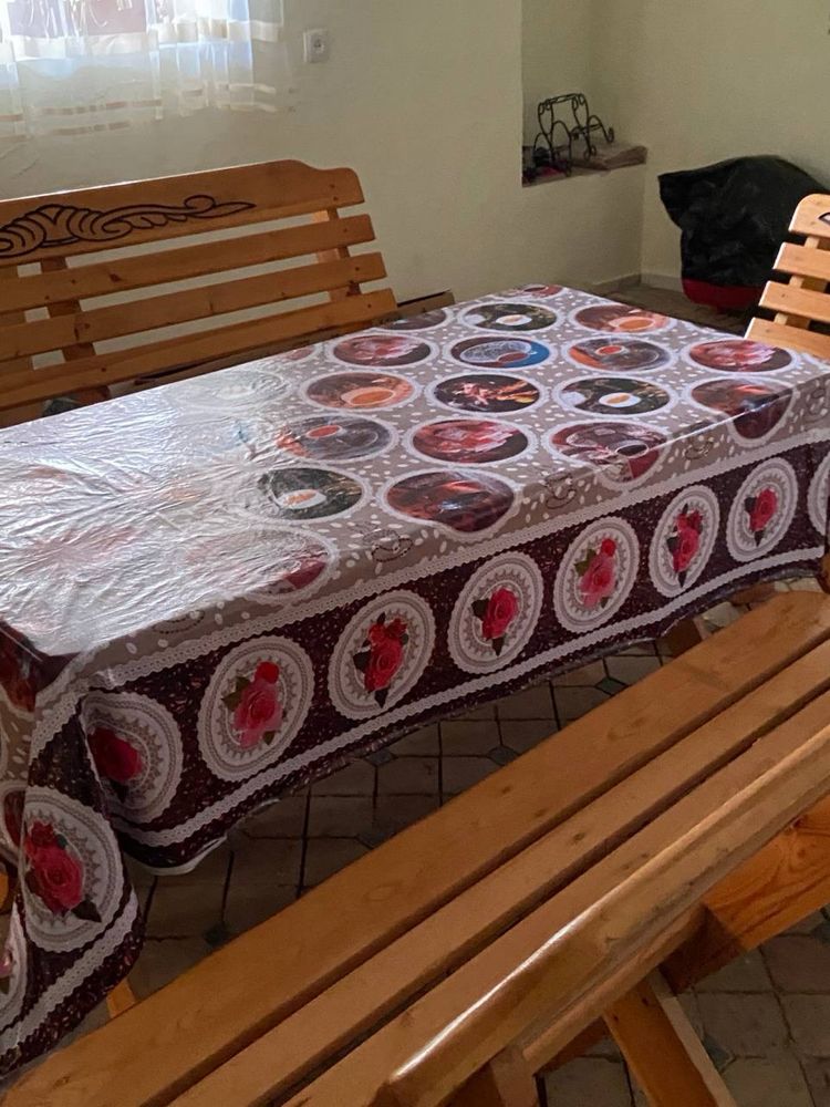 Дачний стол скамейкалар